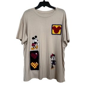 Disney Mickey Crocheted Tee Happy Moments Juniors XXL(19)